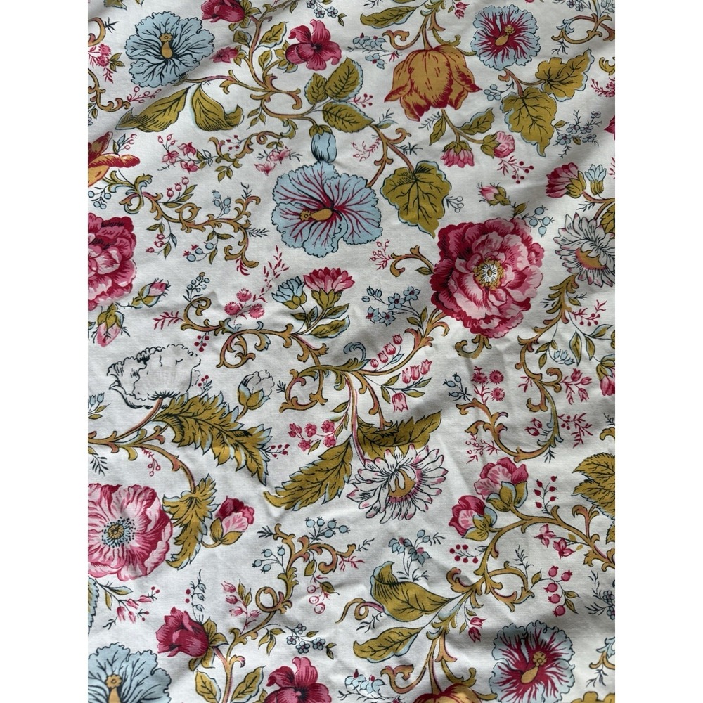 Vintage Springmaid  Twin Flat  Sheets Floral Lot Of 4 -80x90 Made In‎ USA